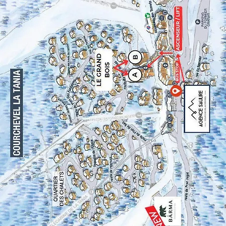 La Tania : 2 Pieces Cabine, 6 Pers, Balcon, Tv, Non-fumeur - Fr-1-182a-35 Apartment Courchevel
